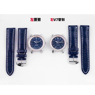 미러급 브라이틀링 남성용 네비타이머 A17326211C1P3 오토매틱 SW200-01타입 41mm 메탈줄 블루 다이얼 bre6056 Ⅳ