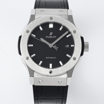 미러급 휴블렛 남성용 클래식 퓨전 542.NX.1171.RX 42mm 오토매틱 2892 타입 가죽/러버 믹스 블랙 다이얼 hub2139 Ⅳ