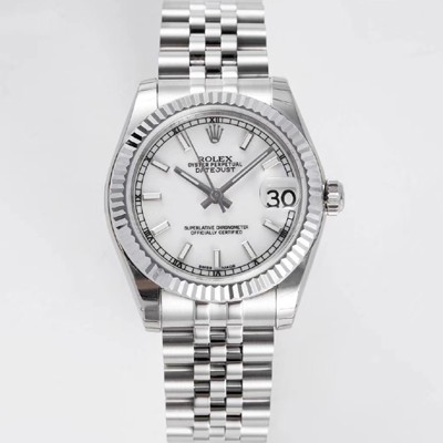 미러급 로렉스 여성용 데이져스트 178274 플루티드 31mm 쥬빌레 오토매틱 2236타입 화이트 다이얼 rol5436 Ⅳ