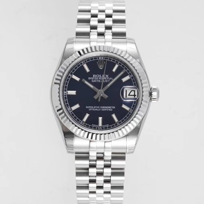 미러급 로렉스 여성용 데이져스트 178274 플루티드 31mm 쥬빌레 오토매틱 2236타입 블루 다이얼 rol5438 Ⅳ