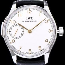 미러급 아이더블유씨 남성용 포르투기즈 미닛 리피터 화이트 다이얼 오토매틱 무브먼트 IWC0200 Ⅳ