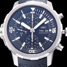 미러급 아이더블유씨 남성용 아쿠아타이머 크로노그래프 V6F 1:1 베스트 에디션 블랙 다이얼 IWC0200 Ⅳ