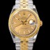 미러급 로렉스 남성용 904L스틸!! 2023신형 데이져스트 36mm II M126233-0039 !! 18K 옐로골드 골드다이얼 브레이슬릿 신형 Cal.3235 오토매틱 무브먼트 ROL29321 Ⅳ