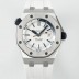 미러급 오데마피게 남성용 로얄오크 오프쇼어 15710ST.OO.A010CA.01 신형 다이버!! 42mm 오토매틱 Cal.3120무브먼트 화이트 다이얼 aud6574 Ⅳ