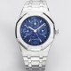 미러급 오데마피게 남성용 로얄오크 26574 퍼페츄얼 캘린더 문페이즈 41mm 블루 다이얼 신형 5134 오토매틱 무브먼트 AUD4201 Ⅳ