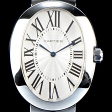 미러급 까르띠에 여성용 베누아 워치 W8000006 라지 모델 화이트 다이얼 스위스 쿼츠 무브먼트 CAR0051 Ⅳ