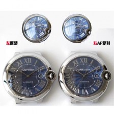 미러급 까르띠에 남성용 2019신상 발롱블루 WSBB0025 42mm 악어가죽 밴드 블루 다이얼 오토매틱 무브먼트 CAR0107 Ⅳ