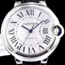 미러급 까르띠에 남성용 발롱블루 W6900556 화이트 다이얼 오토매틱 무브먼트 CAR0038 Ⅳ