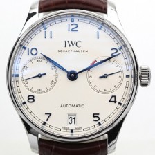 미러급 아이더블유씨 남성용 포루투기즈 IW501702 오토매틱 7데이즈 스틸 로즈골드 화이트 다이얼 IWC0403 Ⅳ