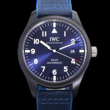 미러급 아이더블유씨남성용 파일럿 IW328102 마크 탑건 오토매틱 40mm 세라믹재질 나토천/가죽줄 믹스 블루다이얼 iwc70618 Ⅳ