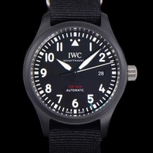 미러급 아이더블유씨 남성용 파일럿 IW326906 마크 탑건 에디션 오토매틱 40mm 세라믹재질 나토천/가죽줄 믹스 블랙다이얼 iwc29048 Ⅳ