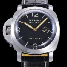 미러급 파네라이 남성용 루미노르 마리나 시리즈 PAM00217 모델 블랙 다이얼 슈퍼루미노바 야광 인덱스 신형 ETA 6497-2 오토매틱 무브먼트 PAN1200 Ⅳ