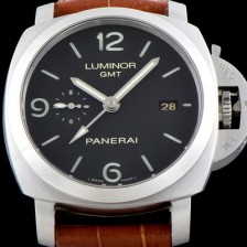 미러급 파네라이 남성용 루미노르 1950 지엠티 PAM00320 3Days 오토매틱 Cal. P.9001 무브먼트 블랙 다이얼 PAN1213 Ⅳ