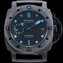 미러급 파네라이 남성용 서브멀시브 3데이즈 카보테크 PAM00960 오토매틱 OP XXXIV 타입 42mm 카본제질 블랙 다이얼 pan5217 Ⅳ