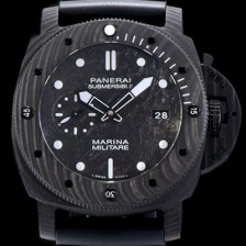 미러급 파네라이 남성용 서브멀시브 마리나 밀리테어 카보테크 PAM00979 오토매틱 Cal.P9010 타입 47mm 카본제질 블랙 다이얼 pan5215 Ⅳ