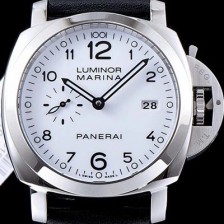 미러급 파네라이 남성용 루미노르 마리나 1950 3Days PAM00499 오토매틱 Cal.P9000 무브먼트 화이트 다이얼 PAN0410 Ⅳ