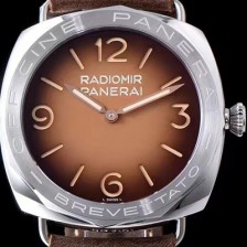 미러급 파네라이 남성용 라디오미르 3 데이즈 PAM00687 아치아이오 브라운 샌드위치 다이얼 PAN0235 Ⅳ
