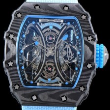 미러급 리차드밀레 남성용 뚜르비용 RM53-01 파블로 맥도너우 블랙 카본 TPT 스켈레톤 다이얼 오토매틱 무브먼트 ric0276 Ⅳ