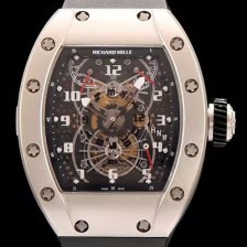 미러급 리차드밀레 남성용 RM022 스켈레톤 다이얼 블랙 러버 스트랩 오토매틱 무브먼트 RIC0401 Ⅳ