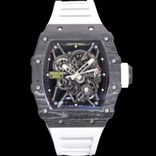 미러급 리차드밀러 남성용 RM035-01 라파 수동/기계식 무브먼트 50mm 카본 우레탄줄 스캘래톤 다이얼 ric0229 Ⅳ