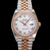 미러급 로렉스 남성용 데이저스트 m126231 18K 로즈골드 로마인덱스 36mm 오토매틱 Cal.3235 무브먼트 화이트 다이얼 rol5363 Ⅳ