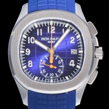 미러급 파텍필립남성용 아쿠아넛 5968A 크로노그래프 스틸 42미리 오토매틱 블루 다이얼 PAT54631 Ⅳ