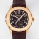 미러급 파텍필립남성용 아쿠아넛 5164R-001 트리블 타임 40미리 18K 로즈골드 브라운다이얼 오토매틱 PAT48765 Ⅳ