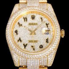 미러급 로렉스남성용 1:1수제공정 제작 데이져스트 41mm 다이아몬드 18K 옐루골드 904L 오토매틱 보석다이얼 ROL19101 Ⅳ