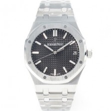 미러급 오데마피게 로얄오크 하이엔드 15500ST.OO.1220ST.03 최신형 Cal.4302 셀프와인딩 무브먼트 41MM 그랜드 파피스리 패턴 블랙 다이얼 AUD23840 Ⅳ