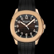 미러급 파텍필립 남성용 아쿠아넛 데이터 Ref.5167R-001 18K 로즈골드 42mm 오토매틱 Cal.26-330 타입 브라운 다이얼 PAT75472 Ⅳ