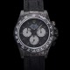미러급 로렉스 남성용 데이토나 포지드카본 커스텀 40미리 크로노그래프 오토매틱 Cal.4130 무브먼트 블랙 다이얼 ROL79697 Ⅳ