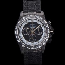 미러급 로렉스 남성용 데이토나 포지드카본 커스텀 40미리 크로노그래프 오토매틱 Cal.4130 무브먼트 블랙 다이얼 ROL79652 Ⅳ