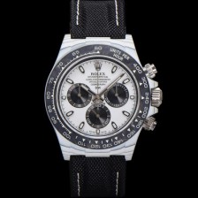 미러급 로렉스 남성용 데이토나 포지드카본 커스텀 40미리 크로노그래프 오토매틱 Cal.4130 무브먼트 화이트 다이얼 ROL79643 Ⅳ