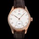 미러급 아이더블유씨 남성용 포르투기즈 IW358306 오토매틱 수정형 82200타입 무브 40.4mm 18K 로즈골드 가죽줄 화이트 다이얼  iwc36970 Ⅳ