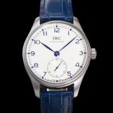 미러급 아이더블유씨 남성용 포르투기즈 IW358304 오토매틱 수정형 82200타입 무브 40.4mm 가죽줄 화이트 다이얼 iwc21547 Ⅳ