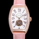미러급 프랭크뮬러 상트레 커백스 오토매틱 보석/다이아 케이스 여성용시계 18K 로즈골드 가죽줄 화이트다이얼  fra58721 Ⅳ