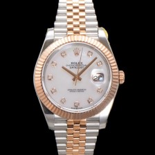 미러급 로렉스 남성용 데이저스트II m126331 18K 로즈골드 41mm 오토매틱 Cal.3235 무브먼트 화이트/자개 다이얼 rol5353 Ⅳ