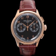 미러급 파텍필립 남성용 컴플리케이션 5170G 크로노그래프 18k로즈골드 오토매틱 7750 타입 39mm 가죽줄 블랙 다이얼 pat2213 Ⅳ