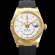 미러급 로렉스 남성용 스카이더웰러 m336238-0002 18K 옐루골드 42mm 오토매틱 Cal.9002 타입 우레탄줄 화이트 다이얼 rol5309 Ⅳ