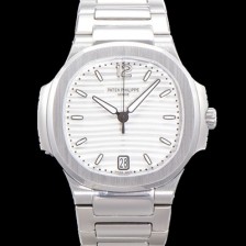 미러급 파텍필립 여성용 노틸러스 7118/1A-010 레이디스 오토매틱 Cal.324 S C타입 35.2mm 메탈줄 실버다이얼 pat4066 Ⅳ