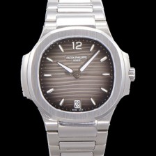 미러급 파텍필립 여성용 노틸러스 7118/1A-011 레이디스 오토매틱 Cal.324 S C타입 35.2mm 메탈줄 그레이다이얼  pat4680 Ⅳ