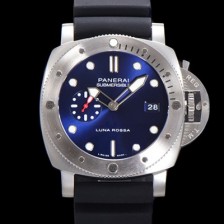 미러급 파네라이 남성용 서브머시블 PAM01391 오토매틱 Cal P. 900 타입 44mm 우레탄 블루다이얼 pan0426 Ⅳ