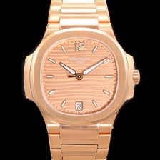 미러급 파텍필립 여성용 노틸러스 7118/1R-010 레이디스 오토매틱 Cal.324 S C타입 35.2mm 18K로즈골드 골드다이얼 pat6420 Ⅳ