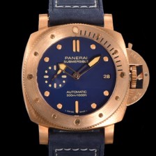미러급 파네라이 남성용 서브미시블 PAM01074 브론즈 블루 다이얼 PAN0416 Ⅳ