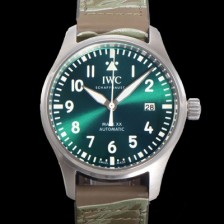 미러급 아이더블유씨 남성용 파일럿 마크18 IW328205 오토매틱 40mm 가죽줄 그린 다이얼 iwc9202 Ⅳ