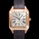미러급 까르띠에 남성용 산토스 WSSA0022 쿼츠 46.6mm L 사이즈 쿼츠 18K 로즈골드 화이트 다이얼 car69322 Ⅳ