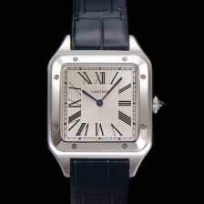 미러급 까르띠에 남성용 산토스 WGSA0021 쿼츠 46.6mm L 사이즈 쿼츠 화이트 다이얼 car69323 Ⅳ