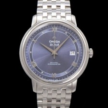 미러급 오메가 남성용 드빌 프레스티지 424.10.40.20.03.002 오토매틱 Cal.8800타입 39.5mm 메탈줄 블루 다이얼 omg20196 Ⅳ