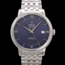 미러급 오메가 남성용 드빌 프레스티지 424.10.40.20.03.001 오토매틱 Cal.8800타입 39.5mm 메탈줄 블루 다이얼 omg20197 Ⅳ