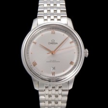 미러급 오메가 남성용 드빌 프레스티지 434.10.40.20.06.001 오토매틱 Cal.8800타입 40mm 메탈줄 그레이 다이얼 omg20211 Ⅳ